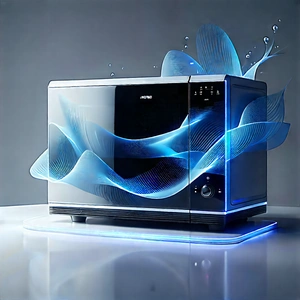Innovative Smart Appliance (design:1.4) With Modern Microwave