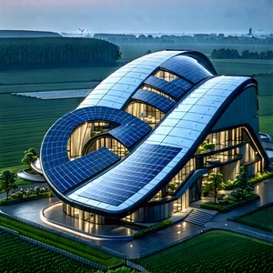 Innovative Renewable Energy Design With Large, Modern-looking