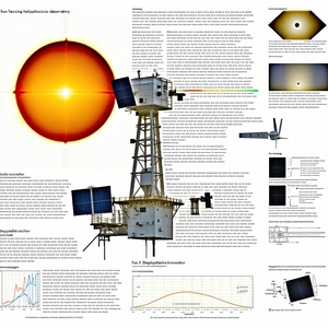 The Image Is A Large, Detailed Diagram Of A Solar Observatory