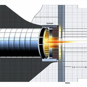 A Diagram Is Shown Of A Rocket Engine, With The Engine's Main Components Labeled