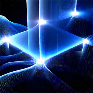 Blockchain Network Visualization With Blue Light