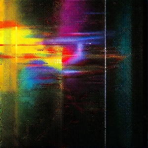 Abstract Pixel Art: Chaos represented through color transitions