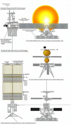 A Large, Detailed Drawing Of A Space Station Is Displayed In A Book