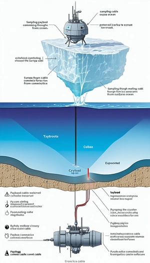 The Image Is A Diagram Showing The Process Of How Icebergs Are Formed