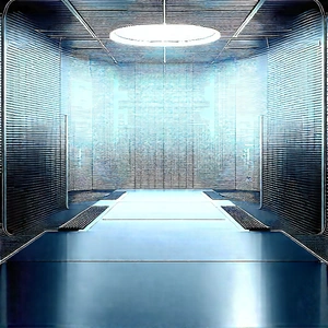 Futuristic Research Laboratory With Futuristic Room
