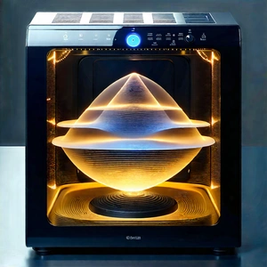 Innovative Smart Appliance Design With Black Silver