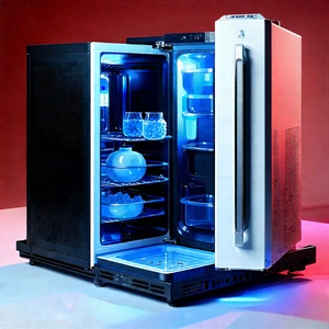 Innovative Smart Appliance (design:1.18) With Black White