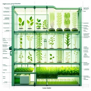 A Large, Well-lit Greenhouse Filled With Various Plants