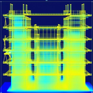 The Image Is A 3d Rendering Of A Building, Possibly A Hotel Or An Office Building