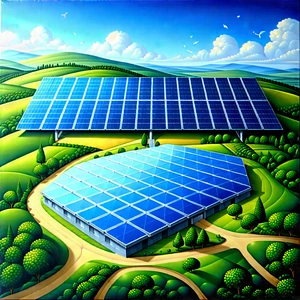 Innovative Renewable Energy Design With Large Solar