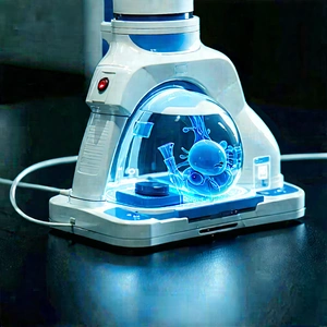Innovative Medical Technology (design:1.4) With Robot Sitting