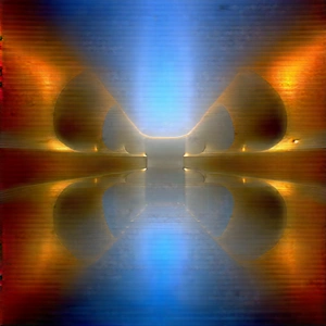 Futuristic Tech Startup Office With Reflection Room