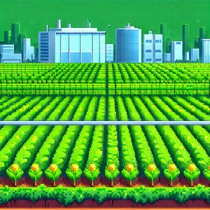 Agricultural Technology In (modern:1.28) Laboratory With Image, There