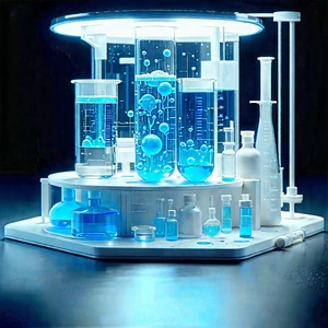 Entertainment Technology In (modern:1.32) Laboratory With Large, Round