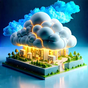 Cloud Computing Visualization With Large Cloud