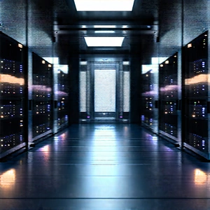 (futuristic:1.25) Server Room With Image, There