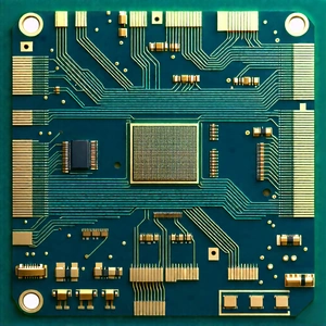 Circuit board with laser scanning