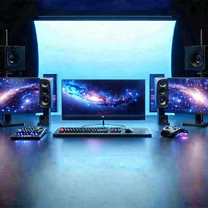 Entertainment Technology In Research Center With Image, There