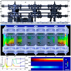 A Large, Three-dimensional Model Of A Train Engine