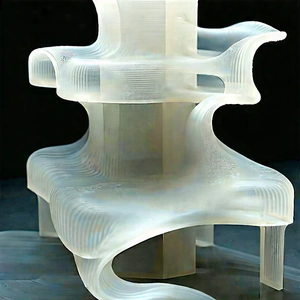 Abstract Generative Art: Translucent structure