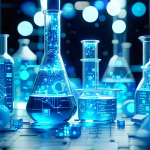 Entertainment Technology In Modern Laboratory With Image, There