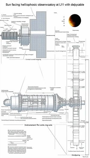 The Image Is A Detailed Diagram Of A Large Machine, Likely A Turbine Or A Generator