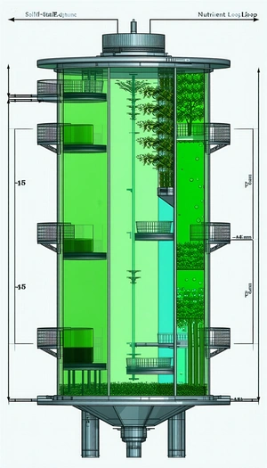 A Large Green Tree Is Growing In A Building, Surrounded By A Variety Of Plants