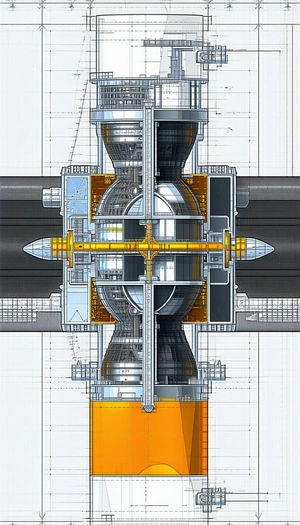 A Large, Futuristic-looking Structure Is Shown In A Drawing