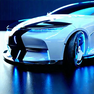 Innovative Electric Vehicle Design With White Sports