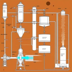 detailed diagram chemical plant