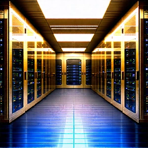 Futuristic Server Room With Image, There