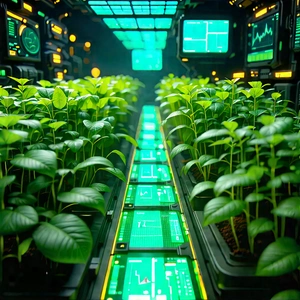 Agricultural Technology In Research Center With Image