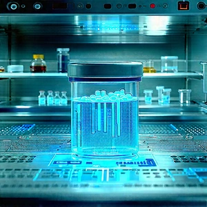 Healthcare Technology In Modern Laboratory With Large, Well-lit