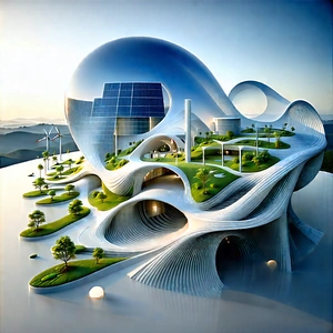 Innovative Renewable Energy Design With Futuristic City