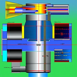 A Blue And Yellow Drawing Of A Device Is Shown