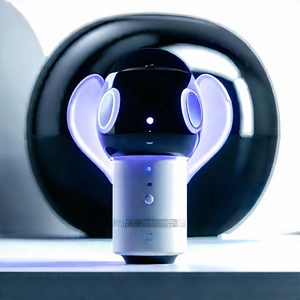 Smart Home (device:1.35) With Streaming Content With Small, White