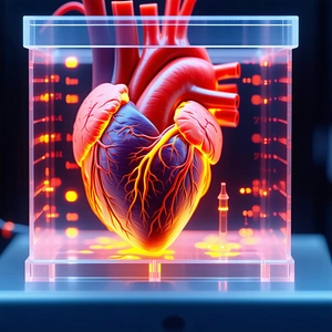 A Heart, Which Is The Central Focus Of The Scene