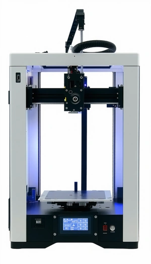 A Large White Machine Is Shown In A Close-up View