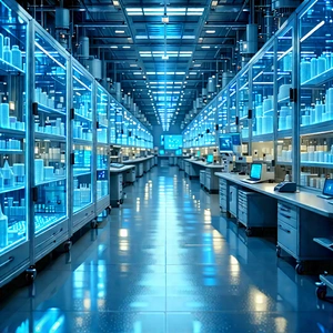 Healthcare Technology In Manufacturing Facility With Large
