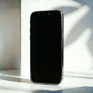Smartphone With Streaming Content With Black Cell