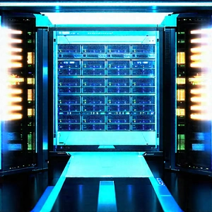 Futuristic Server Room With Image, There