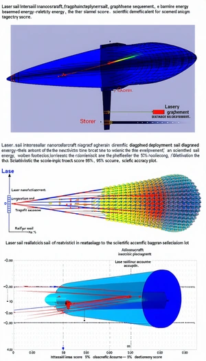 The Image Is A Diagram Showing The Different Stages Of A Laser Sail