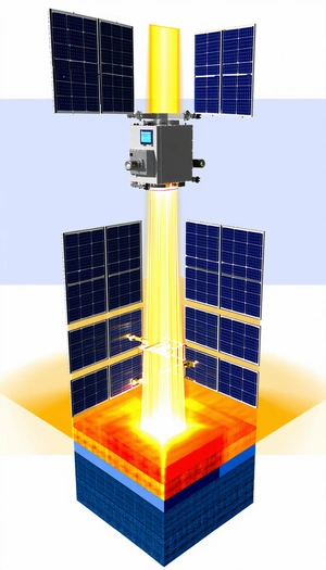 A Large, Multi-layered Structure With A Solar Panel System On Top