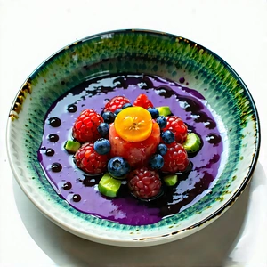 Lifestyle Stock Photography: Healthy meal prepared with artistic presentation