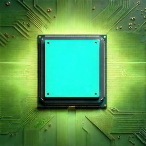 Close-up of microprocessor