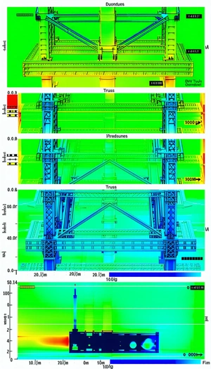 The Image Is A 3d Model Of A Bridge, Showing The Different Parts Of The Structure
