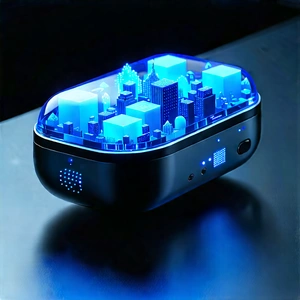 Innovative Wearable Device (design:1.42) With Small, Blue,