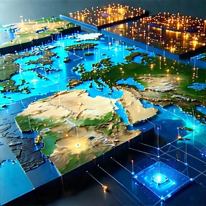 Blockchain network visualization