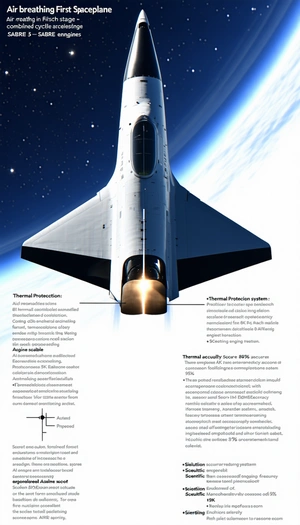 The Image Is A Poster That Features A White Jet Fighter Flying Through The Sky