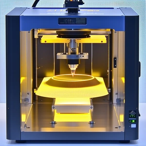 A Machine Is Shown In The Image, Which Is Likely Used For Creating Or Repairing Objects
